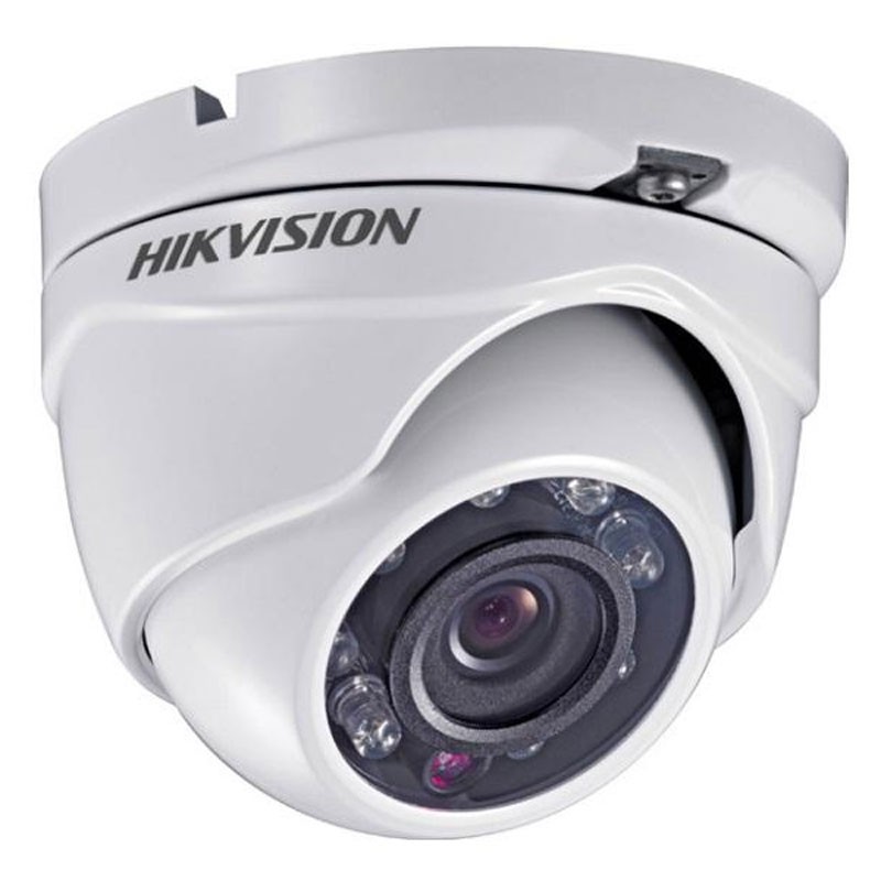 CameraHD-TVIbán cầu hồng ngoại 20m ngoài trời 2MP HIKVISION DS-2CE56D0T-IRM (Trắng)