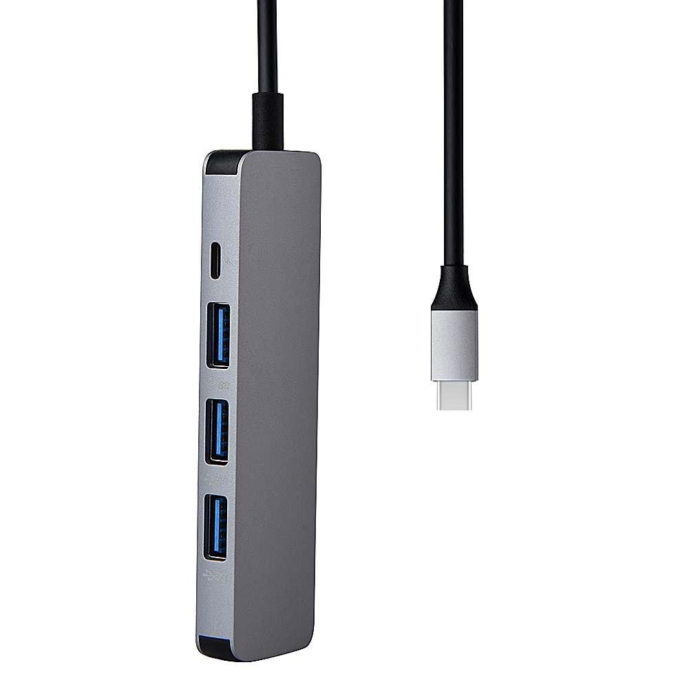 Đầu Chia Micro Usb Type C 5 Trong 1 Tiện Dụng Chất Lượng Cao Cho Máy Tính Xách Tay