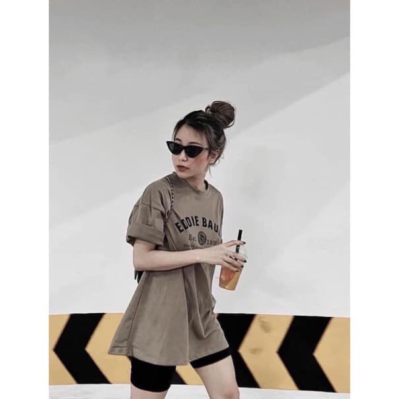 Áo phông 3158 nam nữ tay lỡ, áo thun ovesize form rộng chất cotton khô in hình 1920