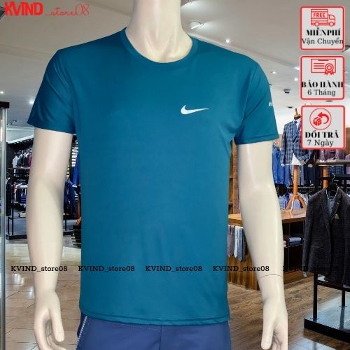 Áo thun lạnh nam thể thao cổ tròn cộc tay co giãn thông hơi thoáng mát - KVIND_Store08