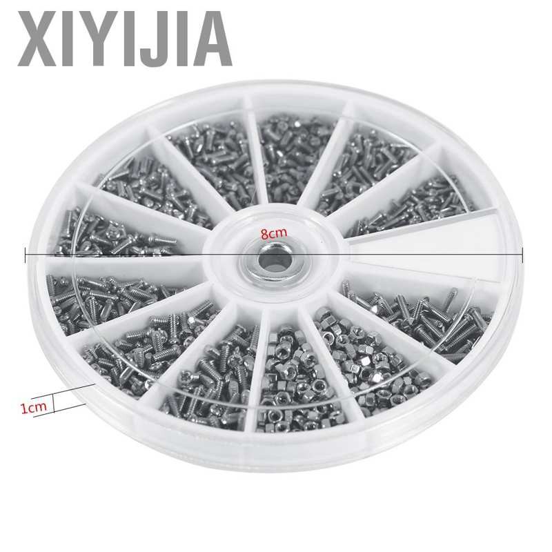 Set 600 ốc vít 12 loại chuyên dùng M1 M1.2 M1.4 M1.6