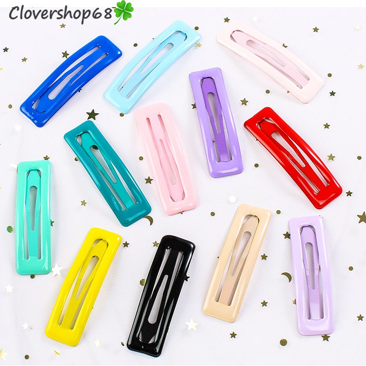 Kẹp tóc chữ nhật phong cách Hàn Quốc   🍀 Clovershop68 🍀