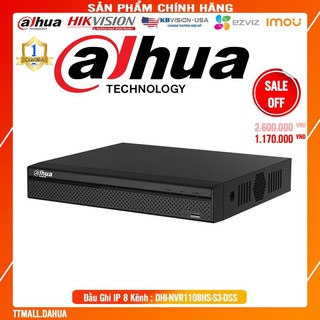Đầu ghi Dahua DHI-NVR1108HS-S3-DSS