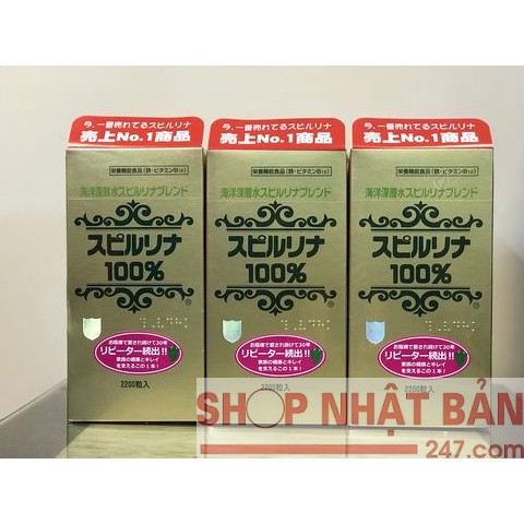 [Date 2024] Tảo xoắn Spirulina Nhật Bản 2200 viên
