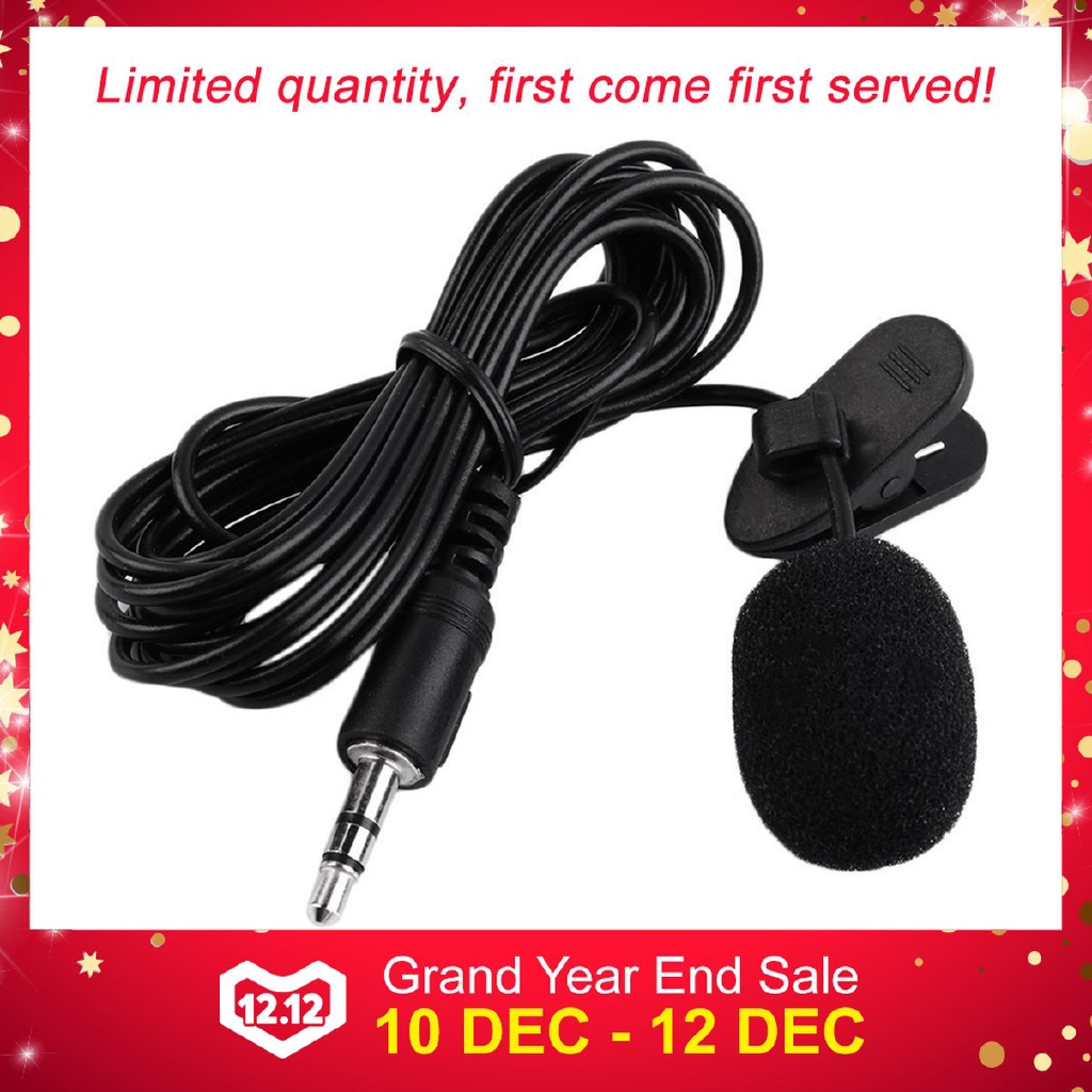 Micro mini cài áo giắc cắm 3.5mm chất lượng cao dành cho máy tính bảng/ laptop/ máy tính để bàn