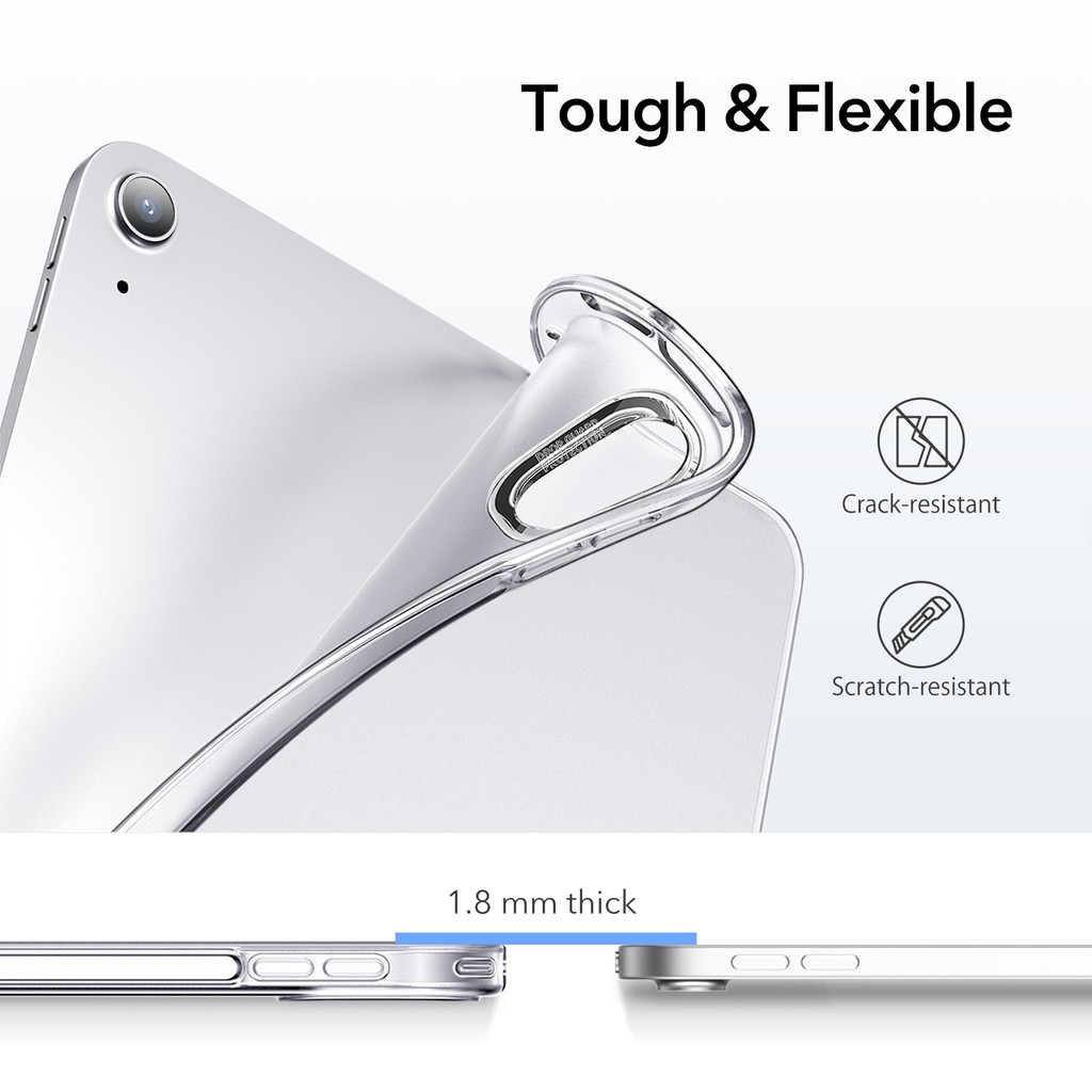 Ốp Máy Tính Bảng ESR TPU Mềm Trong Suốt Cho IPAD AIR 4