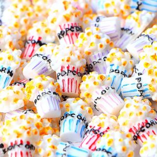 Charm bắp rang bơ/charm slime/decoden/cabonchen