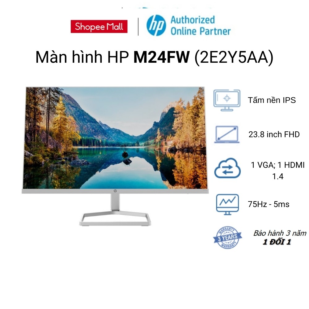 [Mã ELHP3TR giảm 12% đơn 500K] Màn hình máy tính HP M24F/ M24FW/ M24FWA 23.8 inch FHD IPS