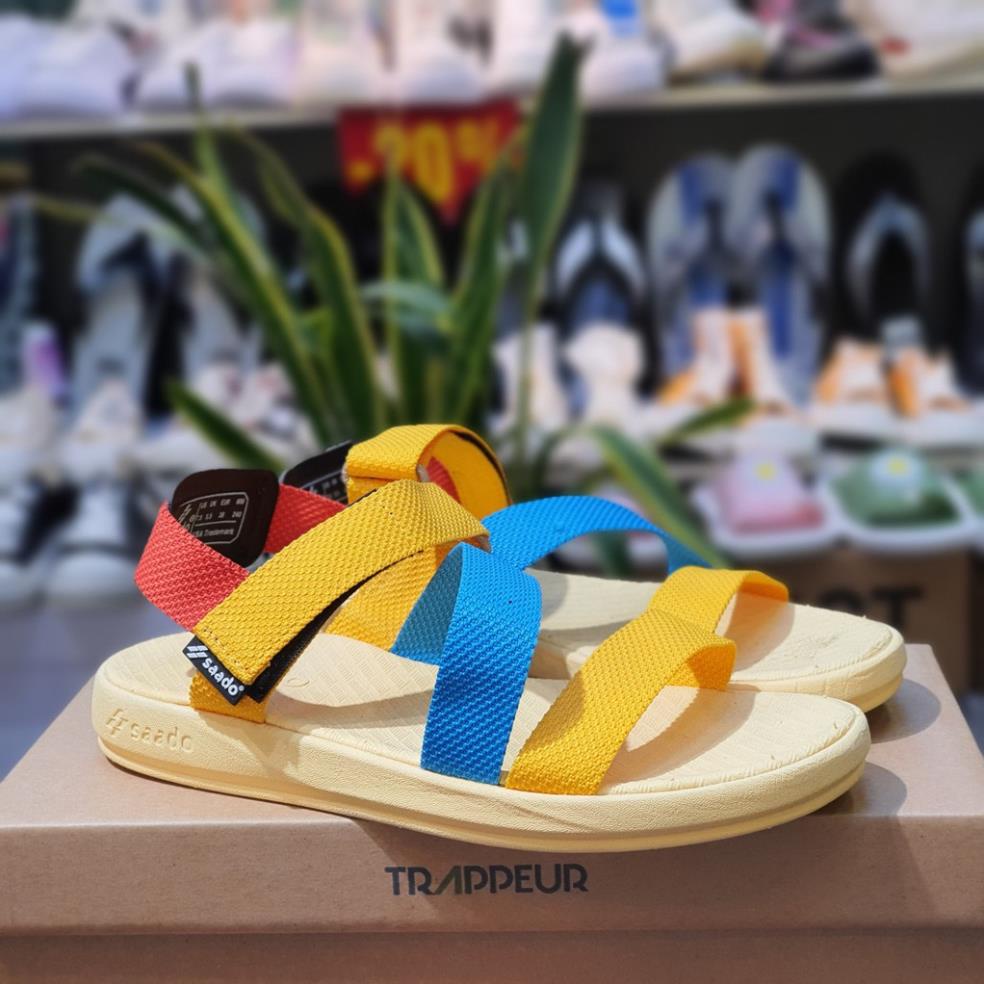 Sandal Saado Sắc màu cảm xúc SE01, SE02 thương hiệu Mỹ siêu nhẹ bền, Dép quai hậu nữ chính hãng ONB