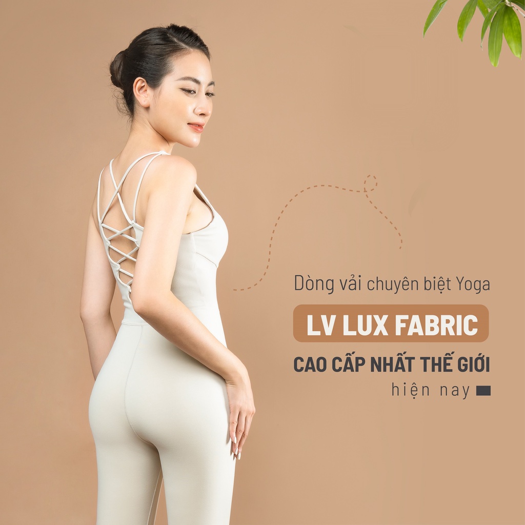 Set Đồ Tập Gym, Yoga Jumpsuit Tiara Livan Sport Cao Cấp