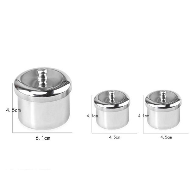 Bộ 3 cái ly inox đựng lưu Huỳnh và bột đắp làm tay nail