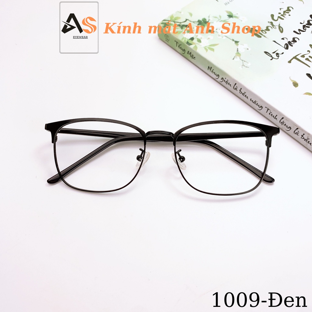 Gọng kính mắt vuông chất liệu kim loại chắc chắn 1009