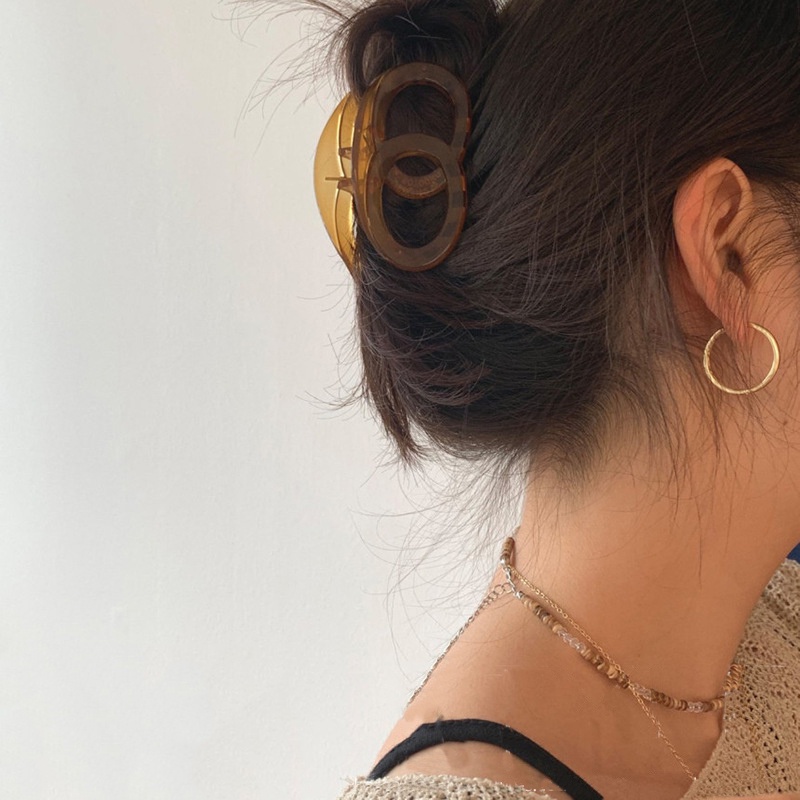 Kẹp tóc càng cua bản to sang chảnh phong cách Hàn Quốc dành cho nữ