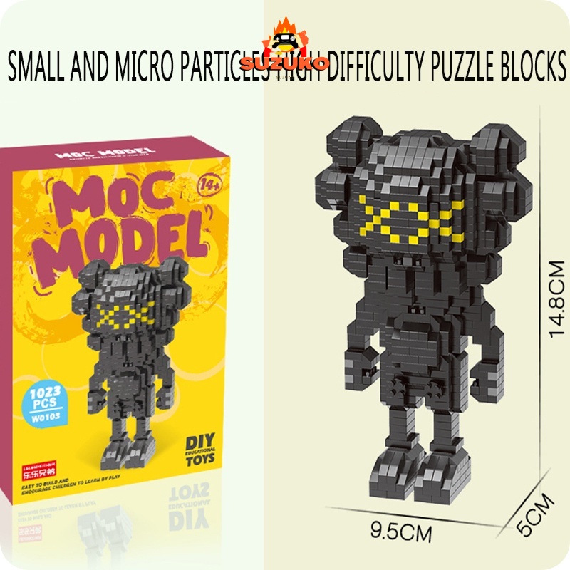 Bộ Đồ Chơi Lắp Ráp Mô Hình Mini Sáng Tạo Dành Cho Nam Và Nữ Lego Kaws Moc Model SUZUKO ( Mã LG01 )