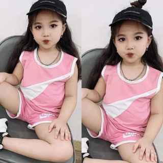 Combo 2 bộ sát nách cho bé gái