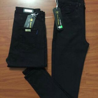 skinny đen rách gối