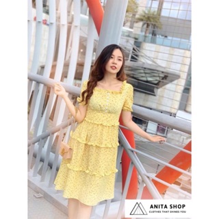 (Hình thật)  Đầm hoa nhí Ulzzang