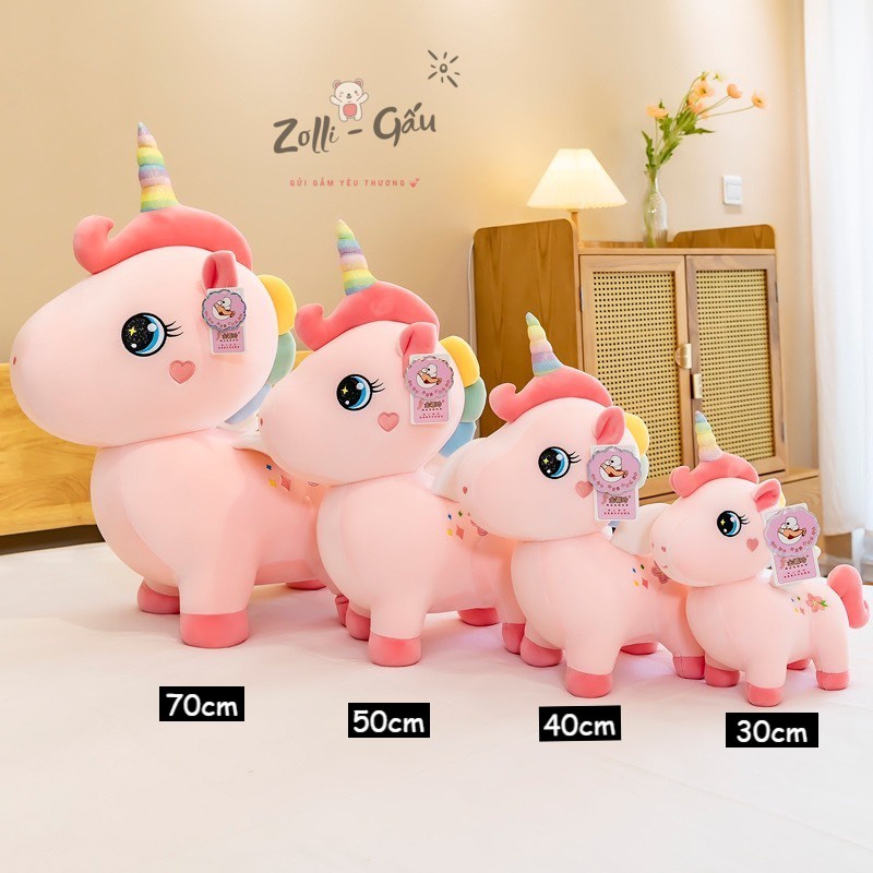 NEW Gấu bông kỳ lân cánh tiên Unicorn Gấu bông nhập khẩu cao cấp