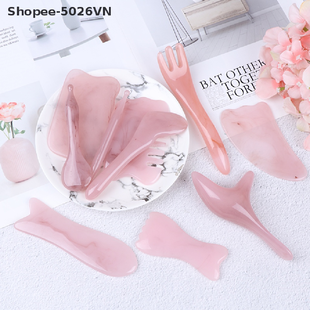 [Hàng mới về] Dụng cụ mát xa Gua Sha bằng nhựa resin tổng hợp hiệu quả