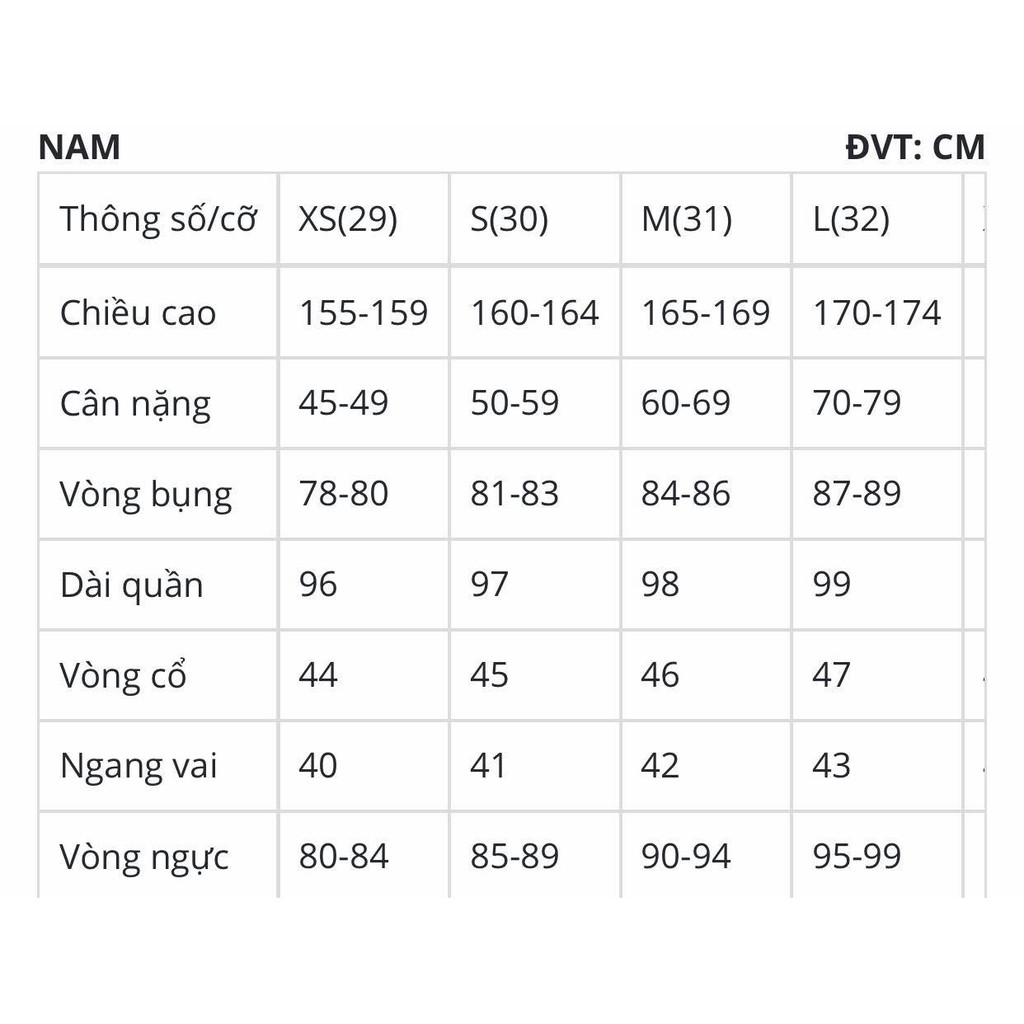 Áo sơ mi nam ngắn cổ vest M065 NAM TNG