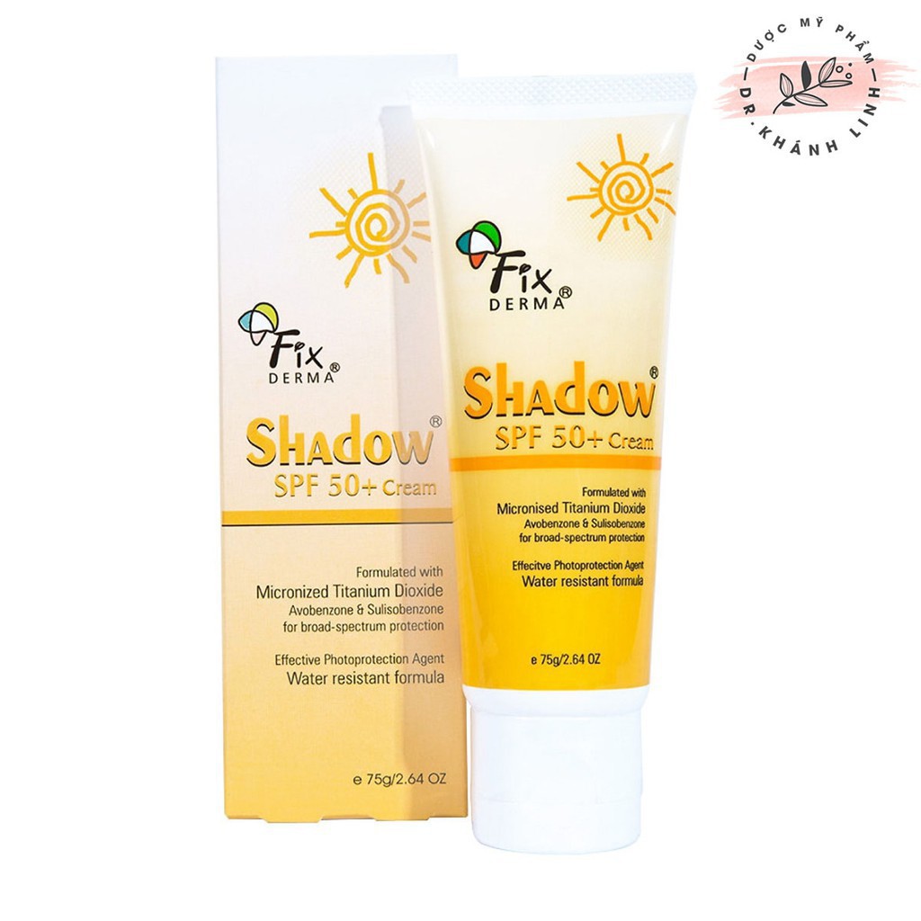 Kem Chống Nắng Fixderma Shadow SPF 50+ (75g)