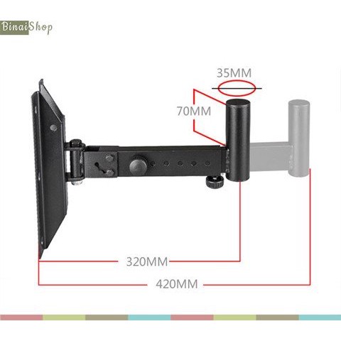 LKT-370 - Cặp Giá Đỡ Loa Treo Tường