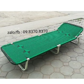 Giường Xếp Gấp Phủ Sơn Tĩnh Điện (Bảo hành khung 12 tháng)