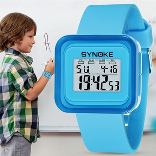 Đồng hồ điện tử chống thấm nước có đèn LED cho trẻ em