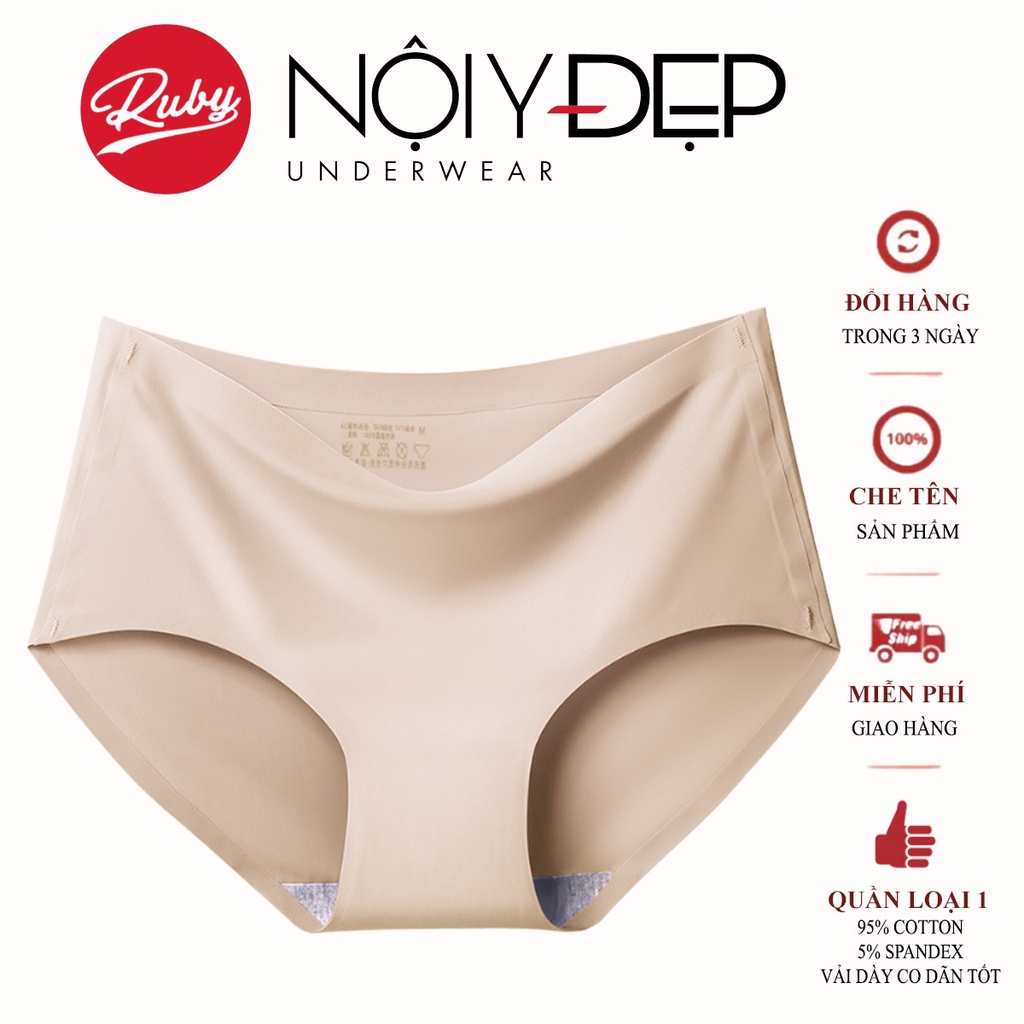 QUẦN LÓT ĐÚC SU THUN LẠNH CAO CẤP MÁT LỊM KHÔNG ĐƯỜNG MAY