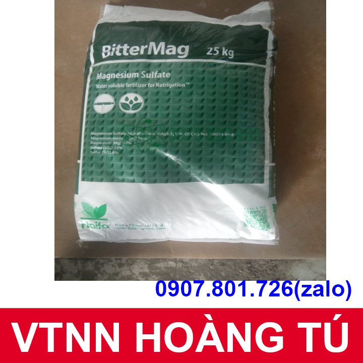 Phân bón MgSO4 7H2O Magie sunphat túi 500g