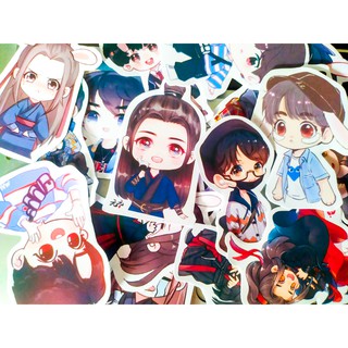 10 hình Set Sticker Tiêu Chiến/ Vương Nhất Bác (Nhiều mẫu)