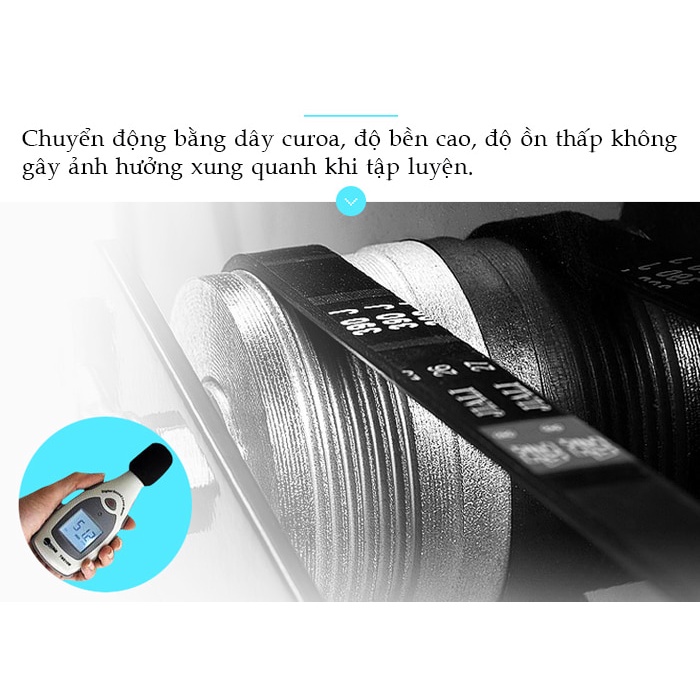 Xe đạp tập thể dục Mofit SP-500 có lò xo tạo độ nghiêng khi đạp | Xe đạp tập cardio hiệu quả