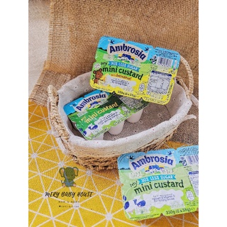 [DATE 08/23] Váng sữa mini custard Ambrosia UK cho bé