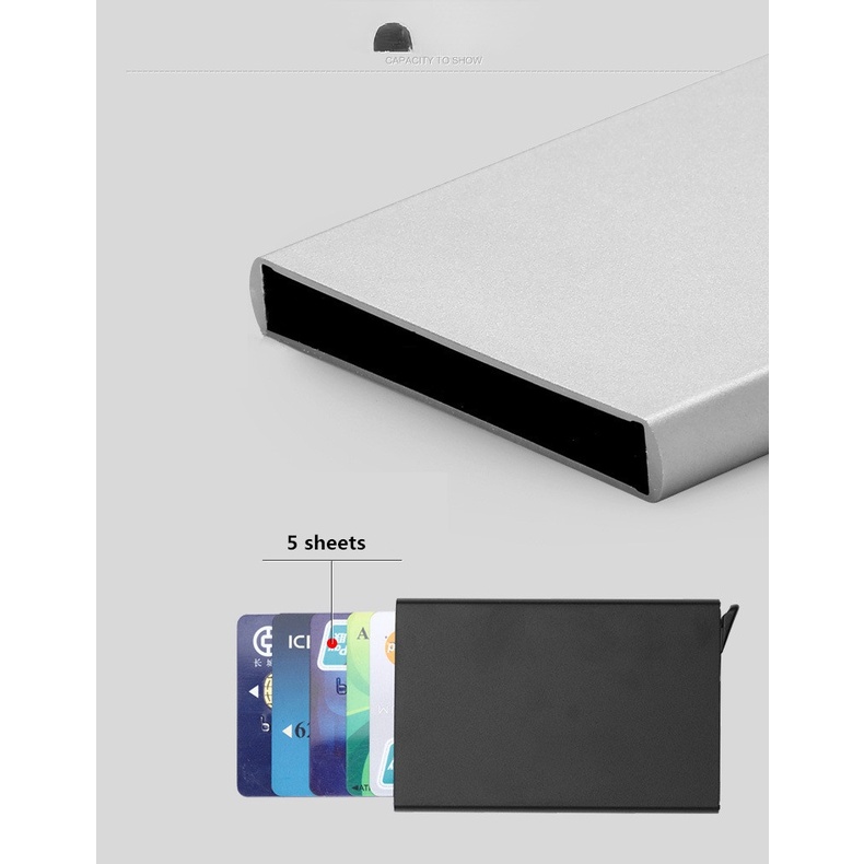 Hộp Đựng Thẻ Tín Dụng Chống Trộm Bằng Nhôm Tiện Dụng