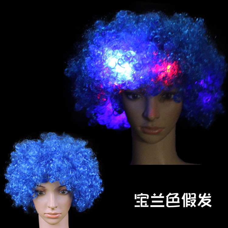 Tóc Giả Chú Hề Có Đèn Led Phát Sáng Độc Đáo