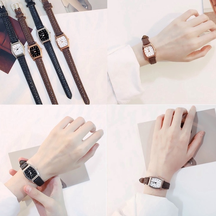 Đồng Hồ Nữ Dây Da Cao Cấp Chính Hãng RATE Mặt Vuông Đẹp Thanh Lịch Giá Rẻ | BigBuy360 - bigbuy360.vn