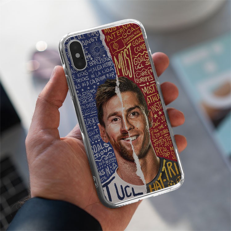 Ốp Lưng XSPORTCASE Ronaldo Vs Messi cho iphone 5 - iphone 12 FOO20210190