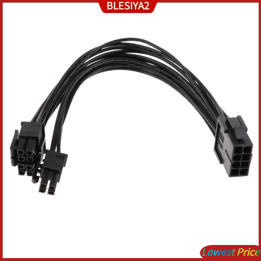 CPU 8-pin to 8+4pin Connector Power Supply Converter Cable Cord - Black 20cm