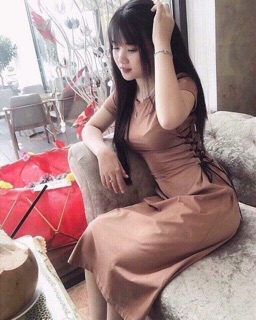 ĐẦM MAXI ĐAN DÂY EO (KÈM VIDEO HÌNH THẬT)