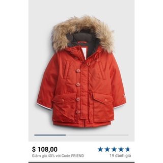 Áo parka gap xuất dư xịn cho bé 4-5y