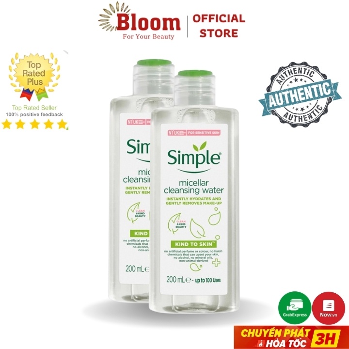 Nước Tẩy Trang Simple Micellar Cleansing Water 200ml