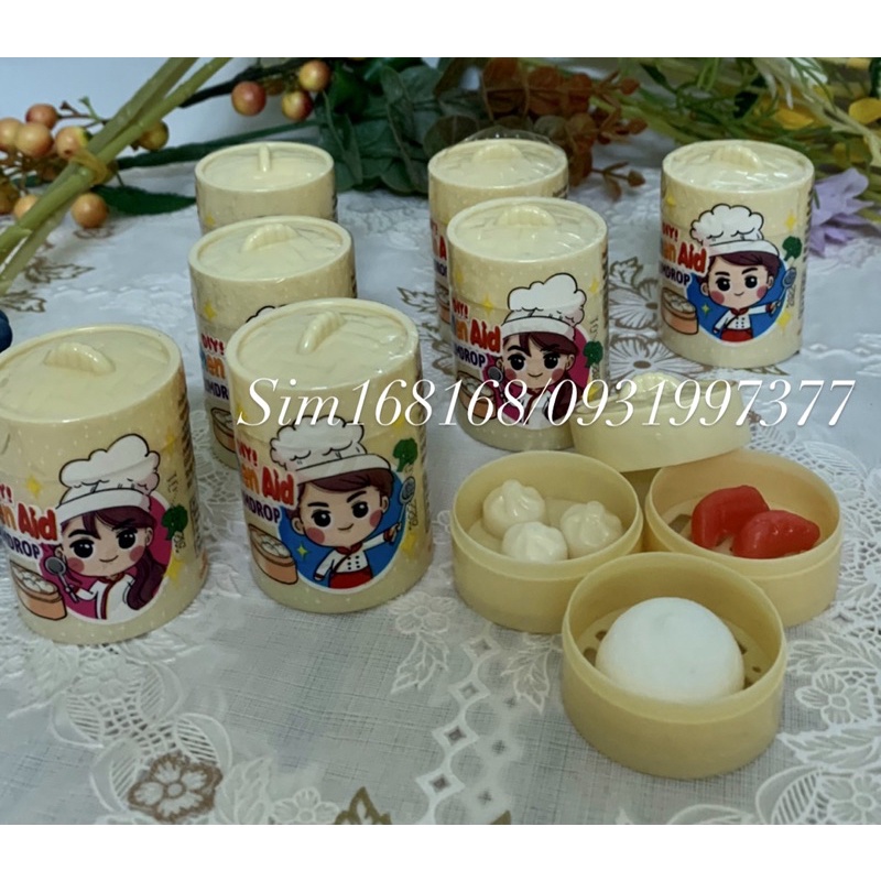 Hộp 20cái kẹo dẻo xửng hấp bánh bao