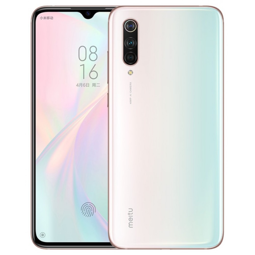 Điện thoại Xiaomi Mi CC9 Meitu 256GB 8GB + Cường lực + Ốp lưng - Hàng nhập khẩu ( Trắng )