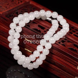chuỗi vòng cổ bạch ngọc có kiểm định