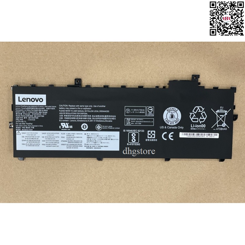 Pin laptop Lenovo Thinkpad X1 Carbon Gen 5 Gen 6, 01AV429, 01AV430, 01AV494