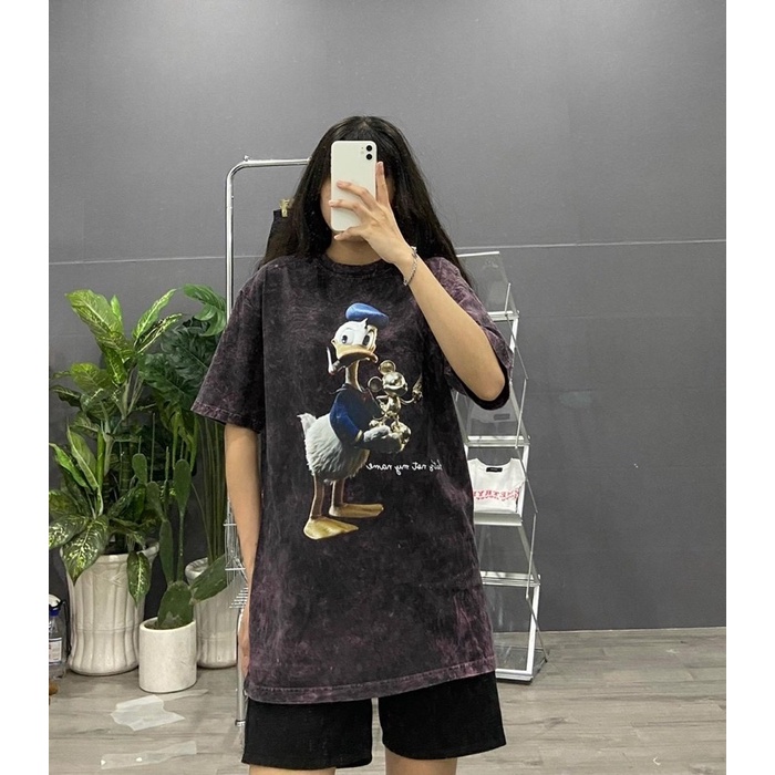 ÁO THUN TAY LỠ WASH FORM UNISEX NAM NỮ (hình chụp thật)