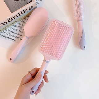 Gạo Hạt Bé Gái Nước Sốt Rơm Lúa Mì Túi Khí Lược Dễ Thương Bảng Lớn Lược Hộ Gia Đình Sinh Viên Massage Lược Uốn Lược