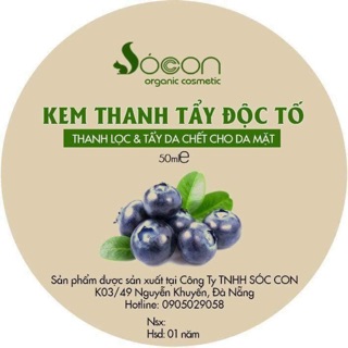 KEM THANH TẨY ĐỘC TỐ ( TẨY TẾ BÀO CHẾT CHO DA MẶT)
