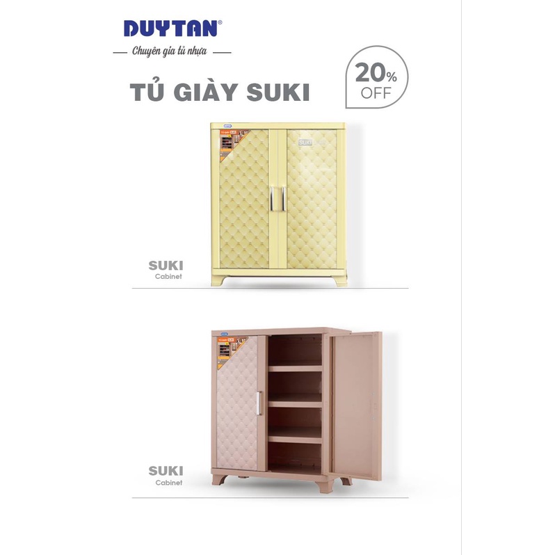 Tủ giày Suki Duy Tân 4 tầng (70 x 35 x 84 cm)
