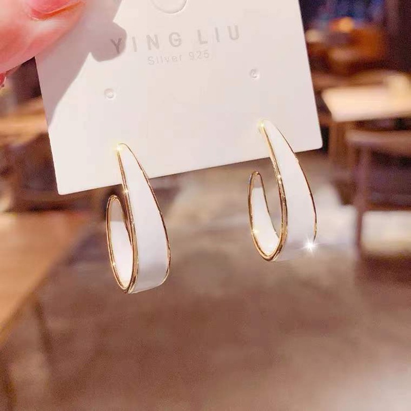 Khuyên Tai Hình Chữ C Phong Cách vintage